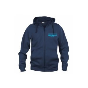 Felpa Zip e Cappuccio